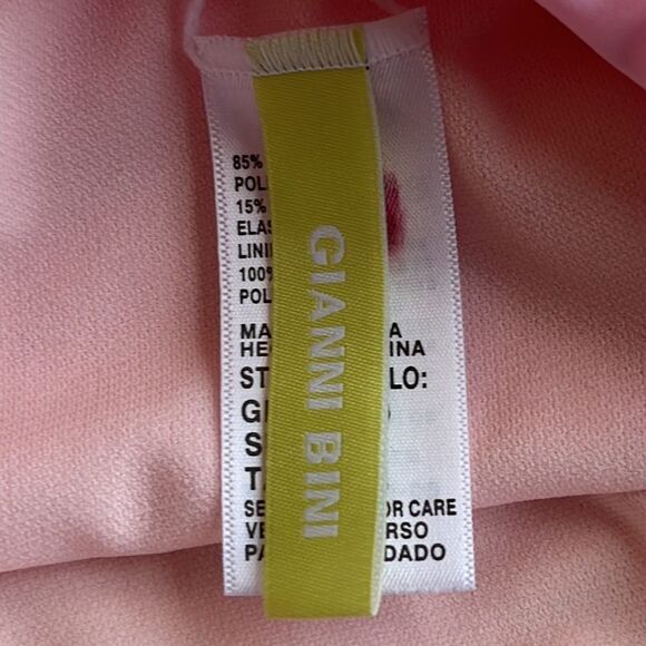 GIBSON Latimer Tie Front Pink Bikini Bottom Size Large - Picture 6 of 11